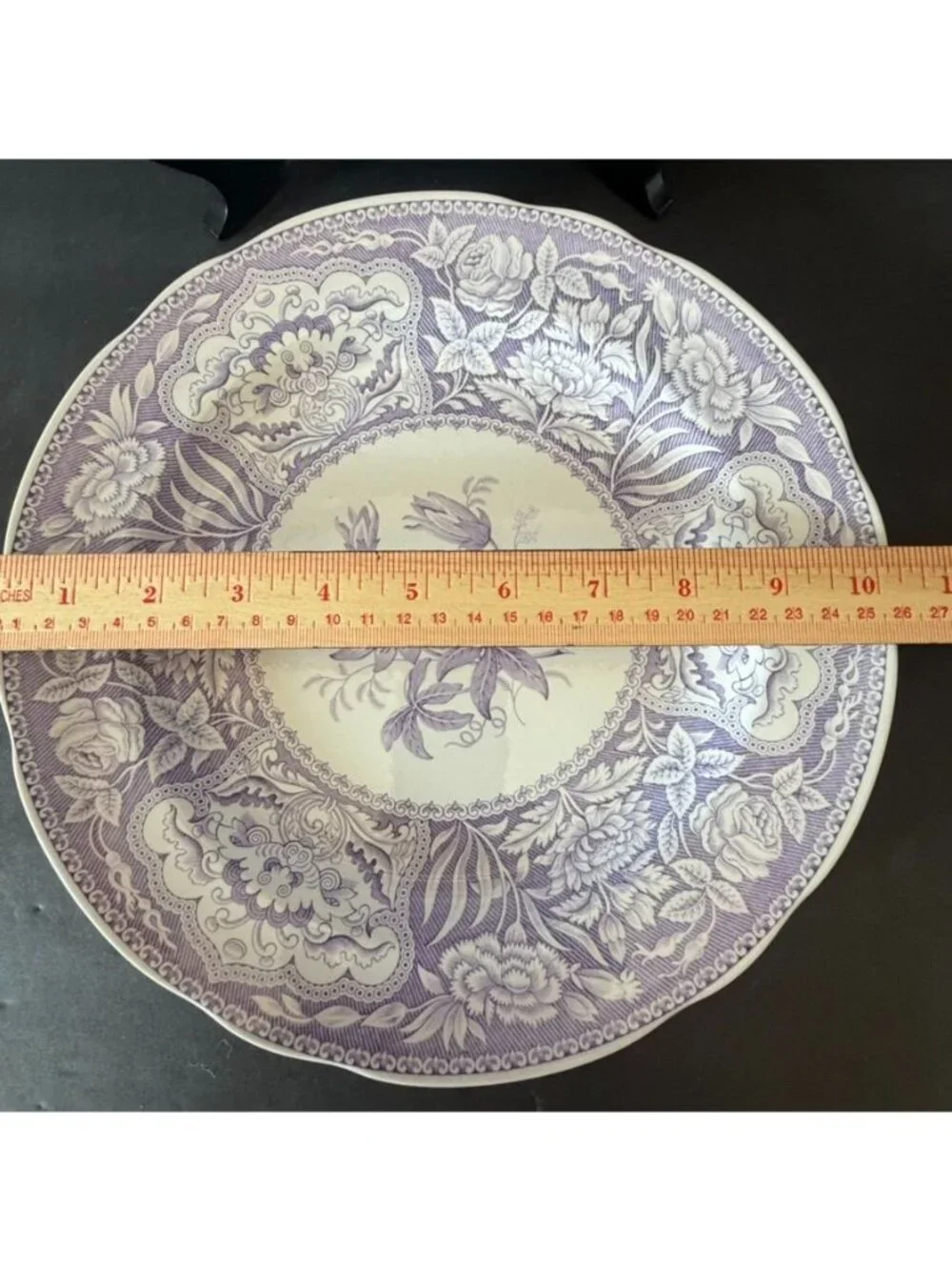 Spode Archive Collection Georgian Series Lilac Floral Dinner Plate 10.5